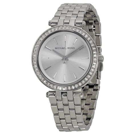 michael kors women's darci silver tone watch mk3364|Mini Darci Silver.